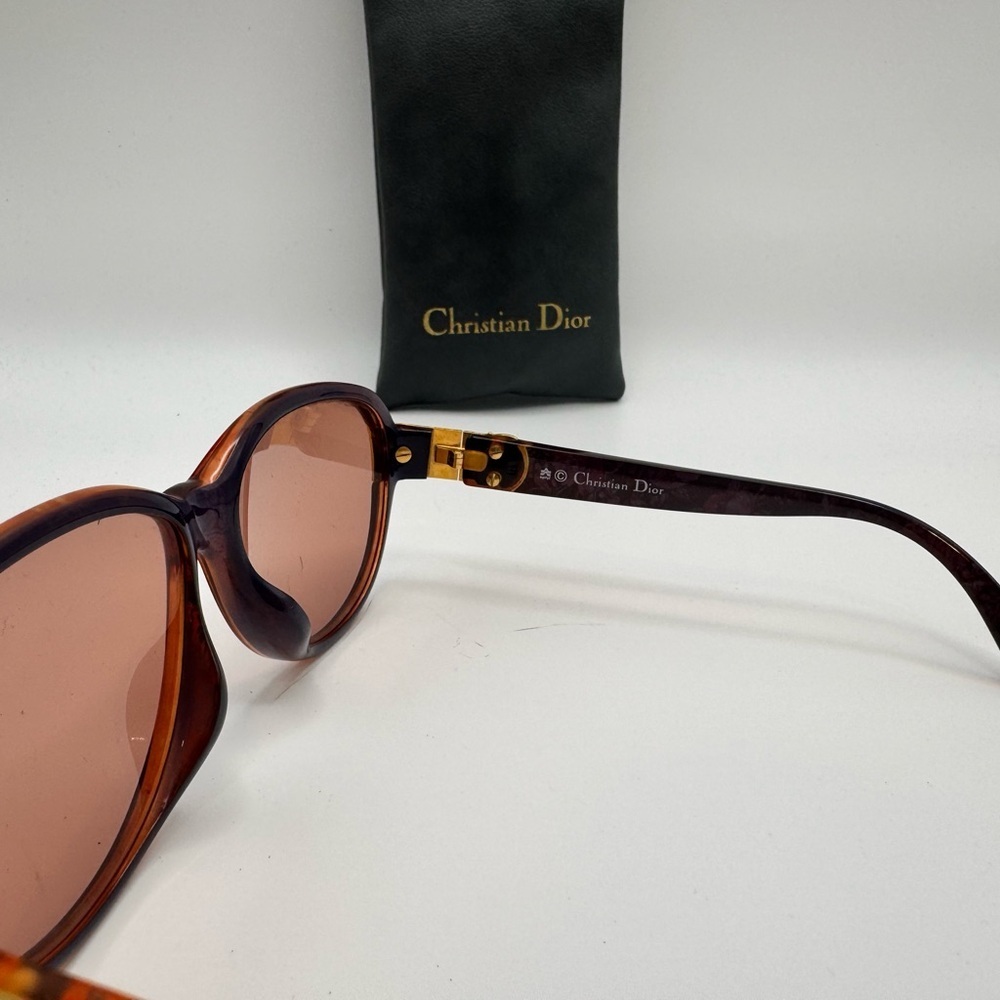Vintage Christian Dior 2917A Optyl Sunglasses Austria Gold CD Logo With Case - Picture 4 of 10